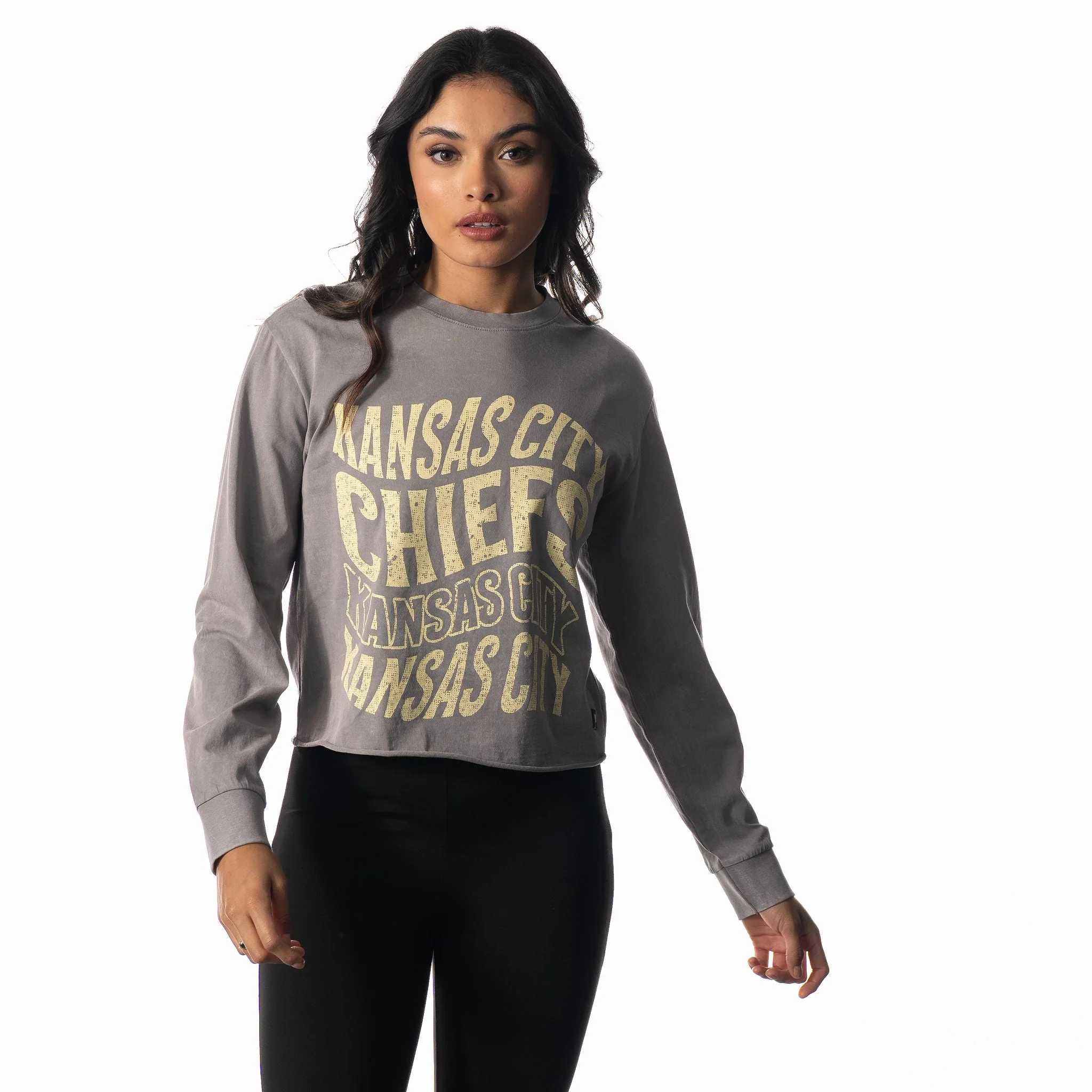 Chiefs L/S Tee- Grey - Image 2