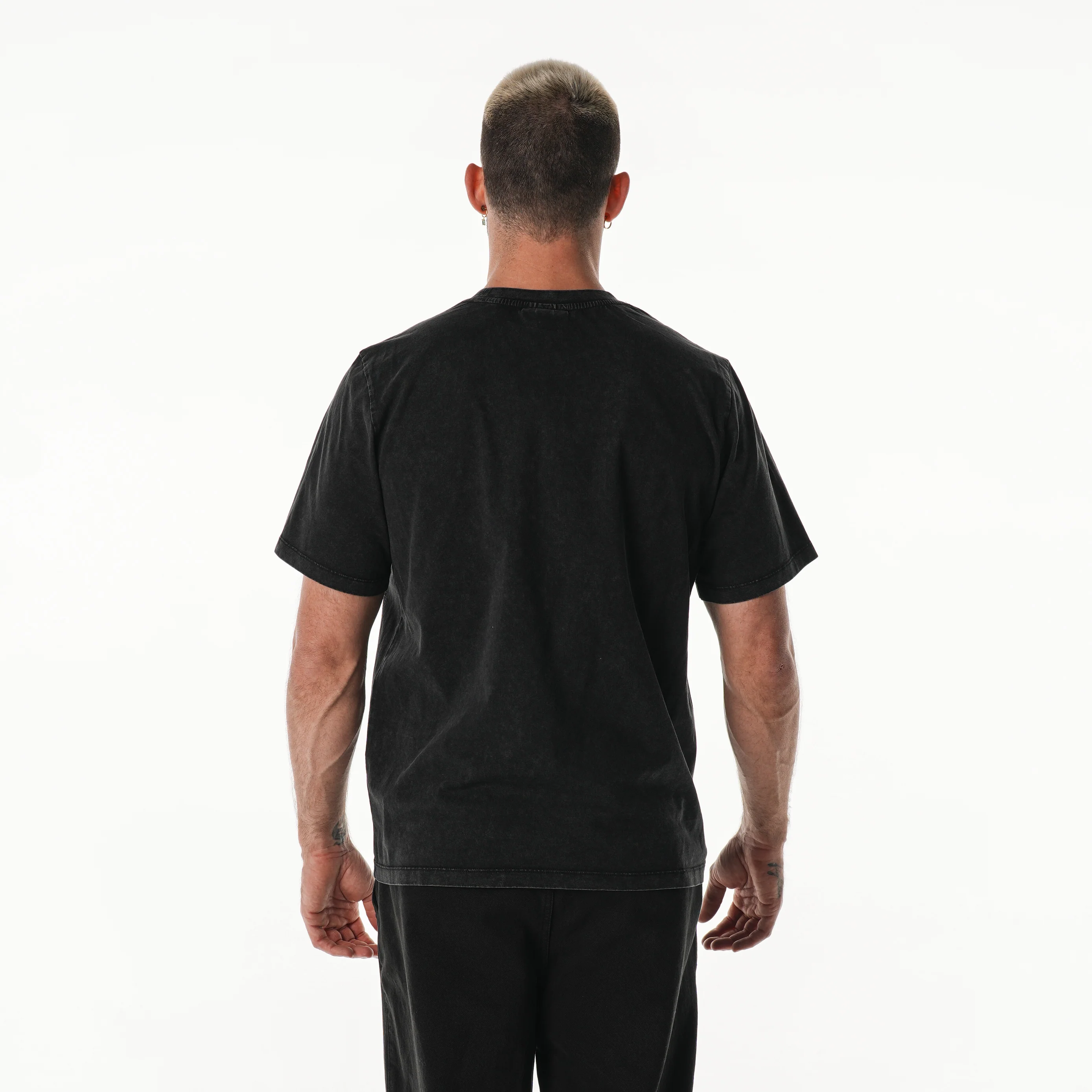Las Vegas Raiders Unisex Tonal Raider Helmet Band Tee - Black - Image 2
