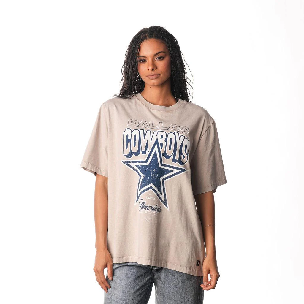 Dallas Cowboys Graffiti Band Tee - Cream - Image 2