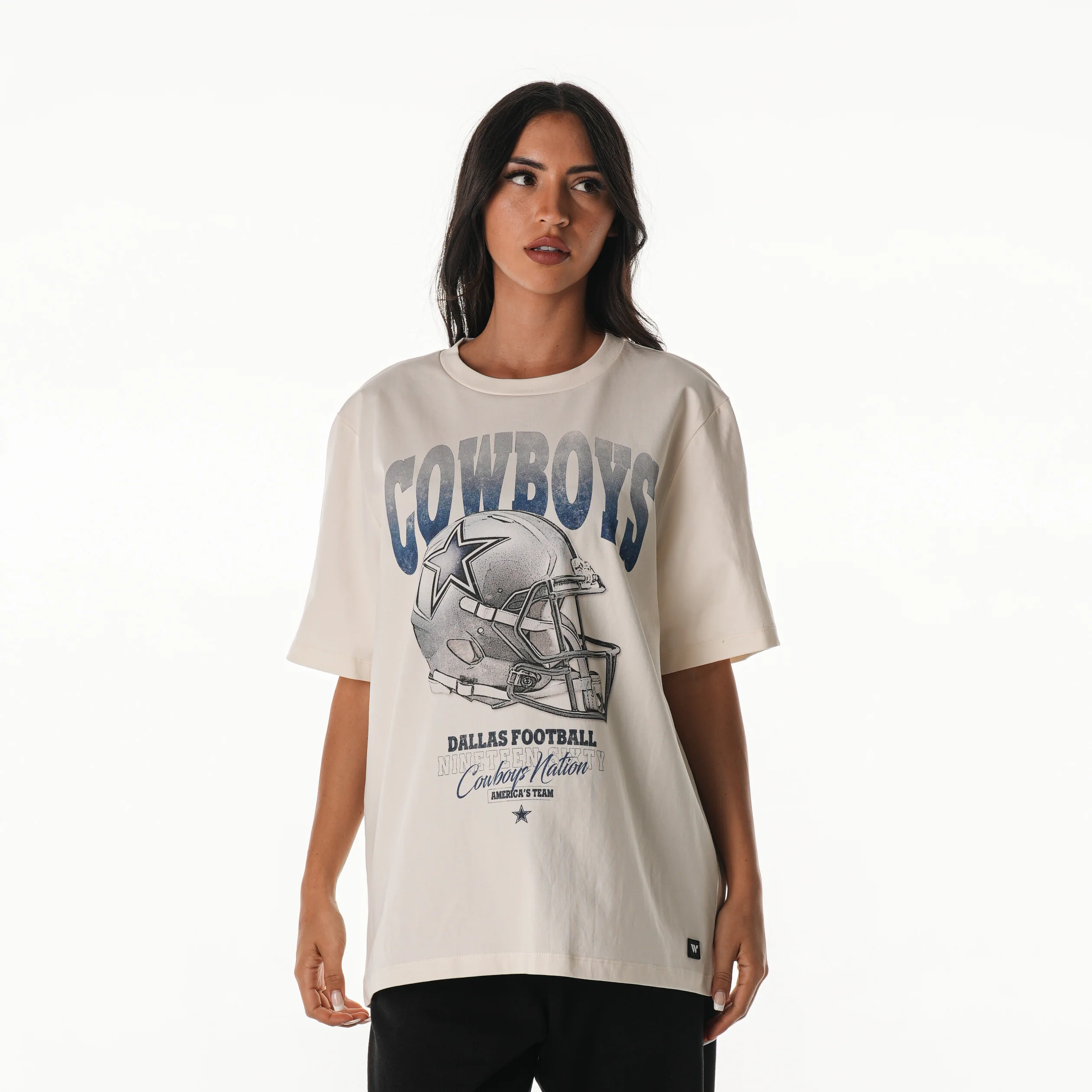 Dallas Cowboys Unisex Cowboys Nation Tee - Vintage White