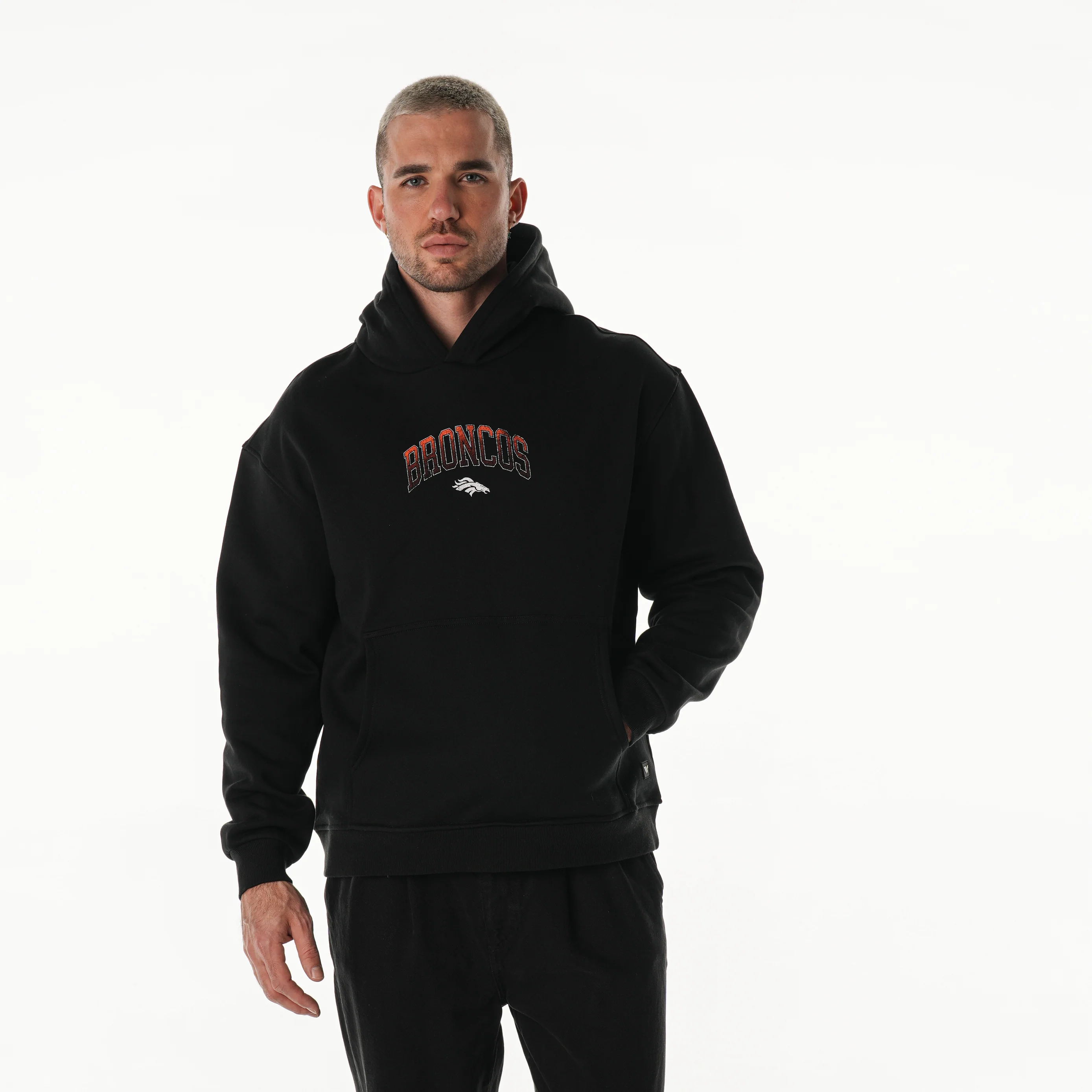 Denver Broncos Unisex Hoodie - Black - Image 4