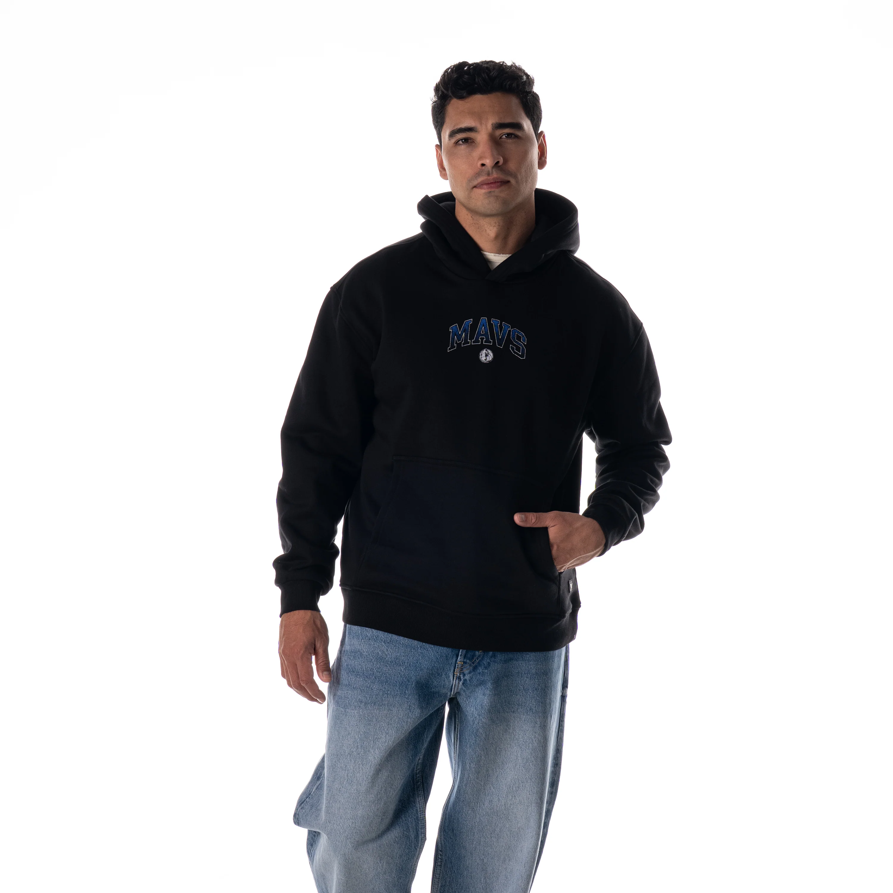 Dallas Mavericks Unisex Splatter Hoodie - Black - Image 3