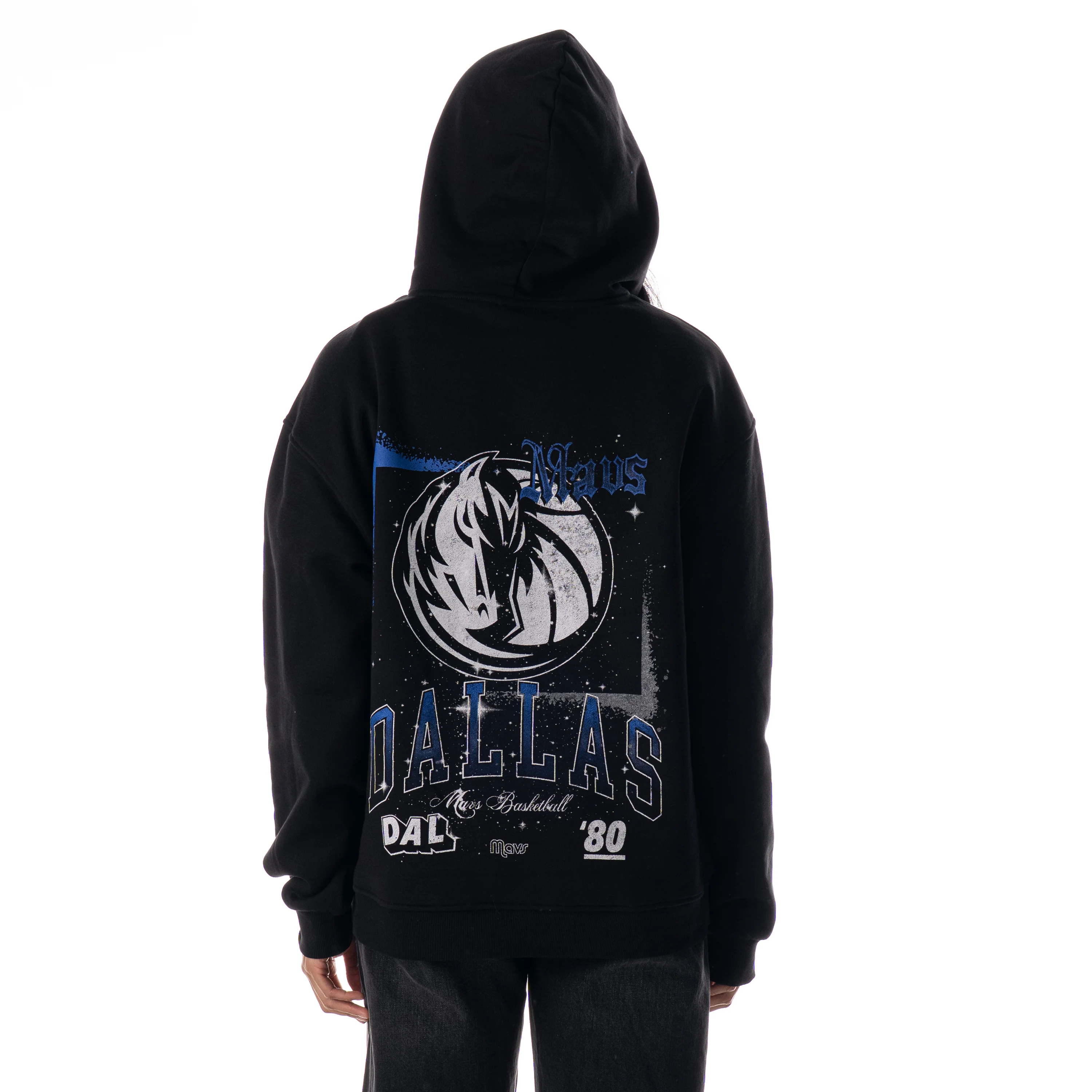 Dallas Mavericks Unisex Splatter Hoodie - Black - Image 4