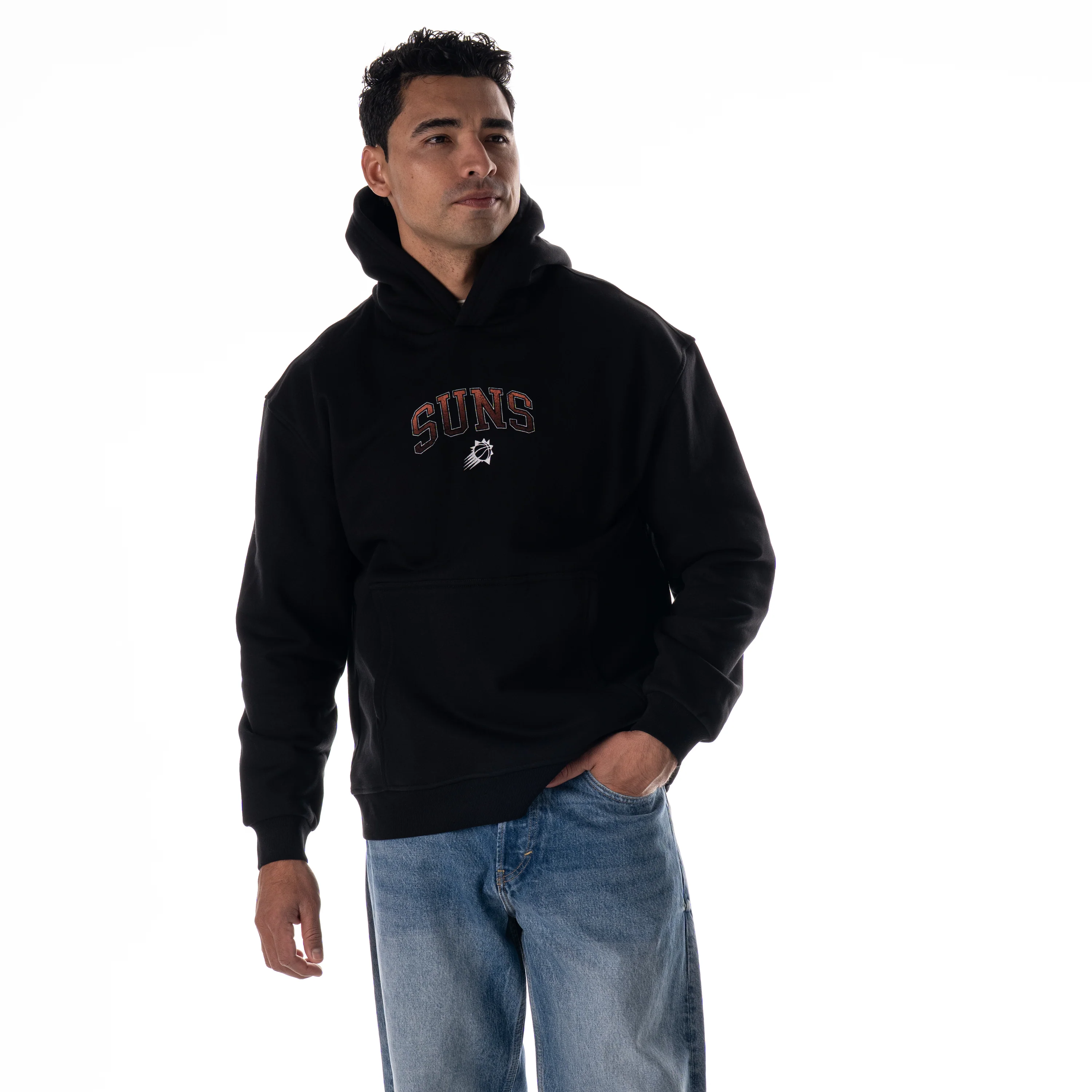 Phoenix Suns Unisex Splatter Graphic Hoodie - Black - Image 3