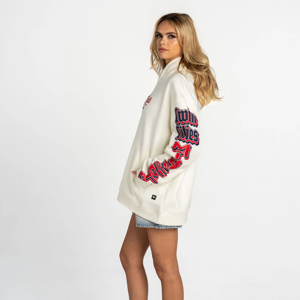 Minnesota Twins Graphic Hoodie - Cream - Image 2