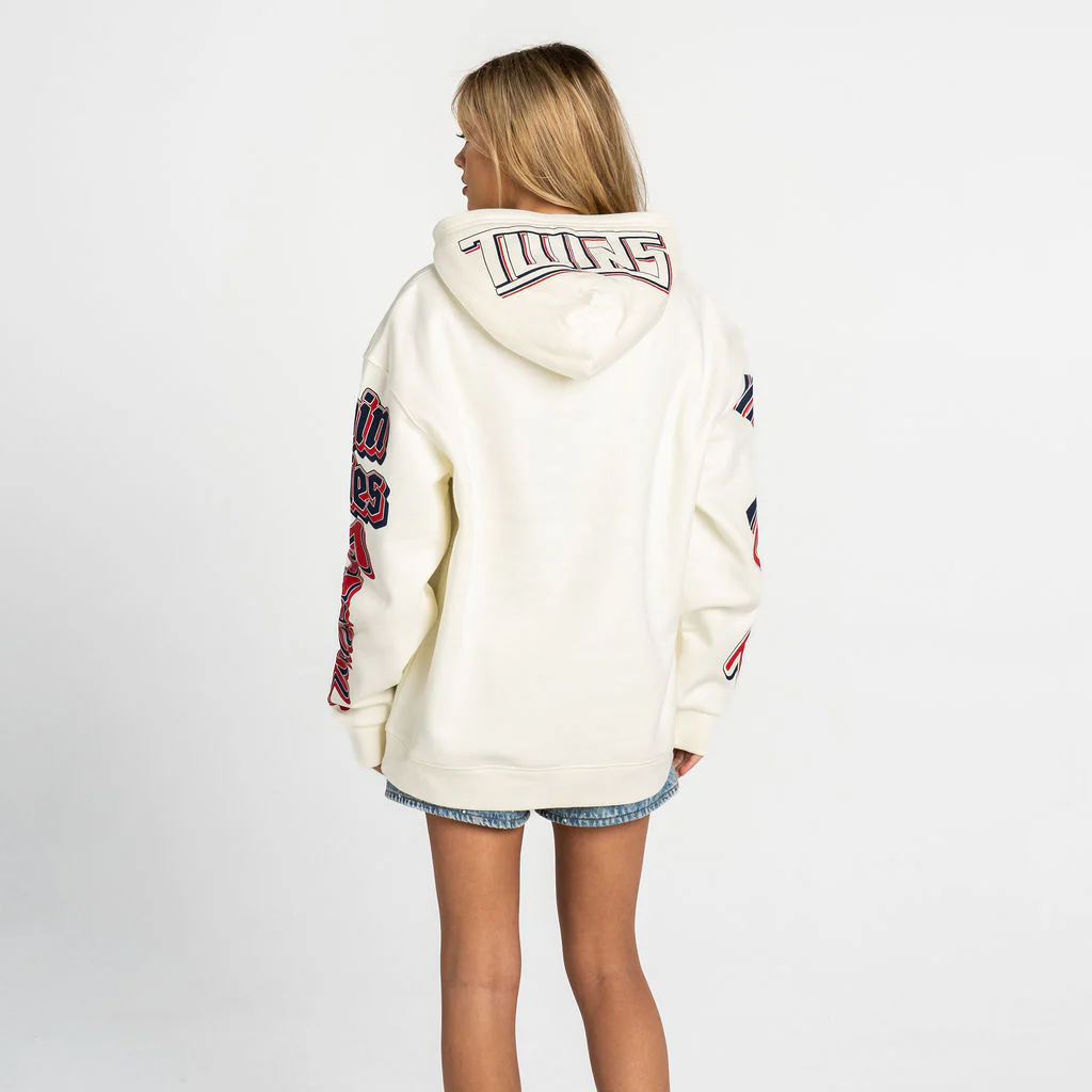Minnesota Twins Graphic Hoodie - Cream - Image 4