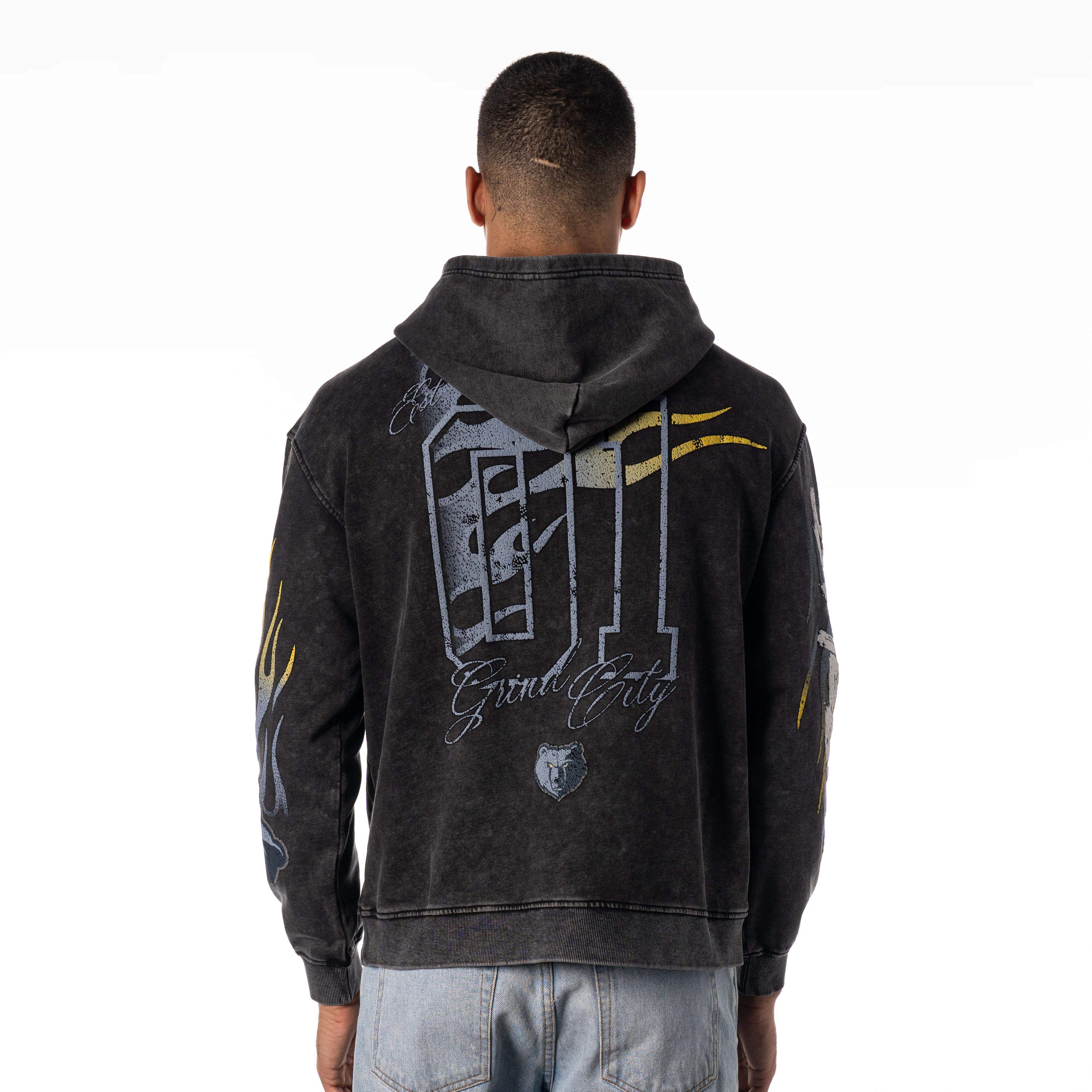 Memphis Grizzlies Hoodie Fleece - Black - Image 3