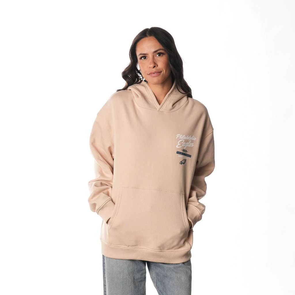 Philadelphia Eagles Unisex Great State Hoodie - Cream - Image 3