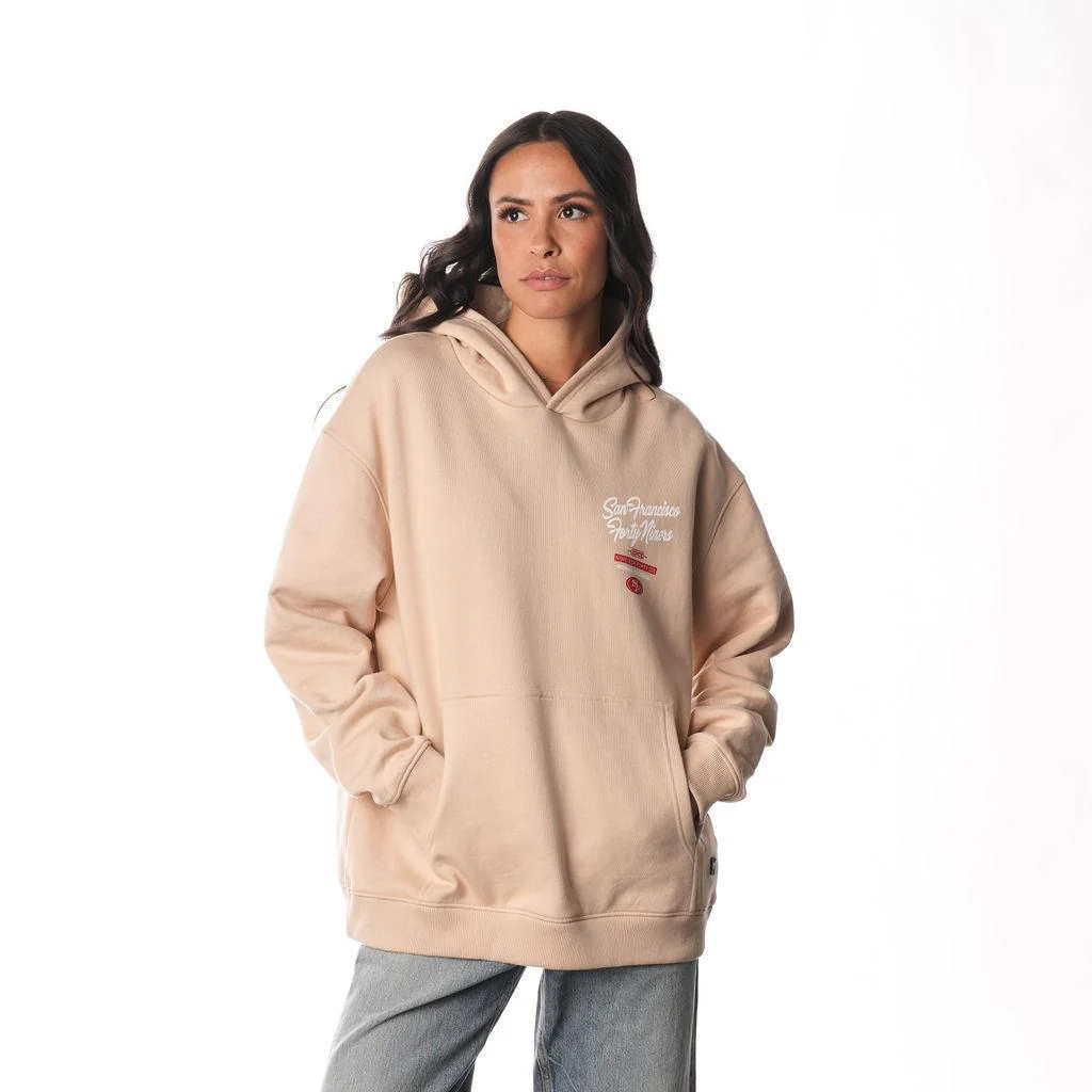 San Francisco 49ers Unisex Great State Hoodie - Cream - Image 3