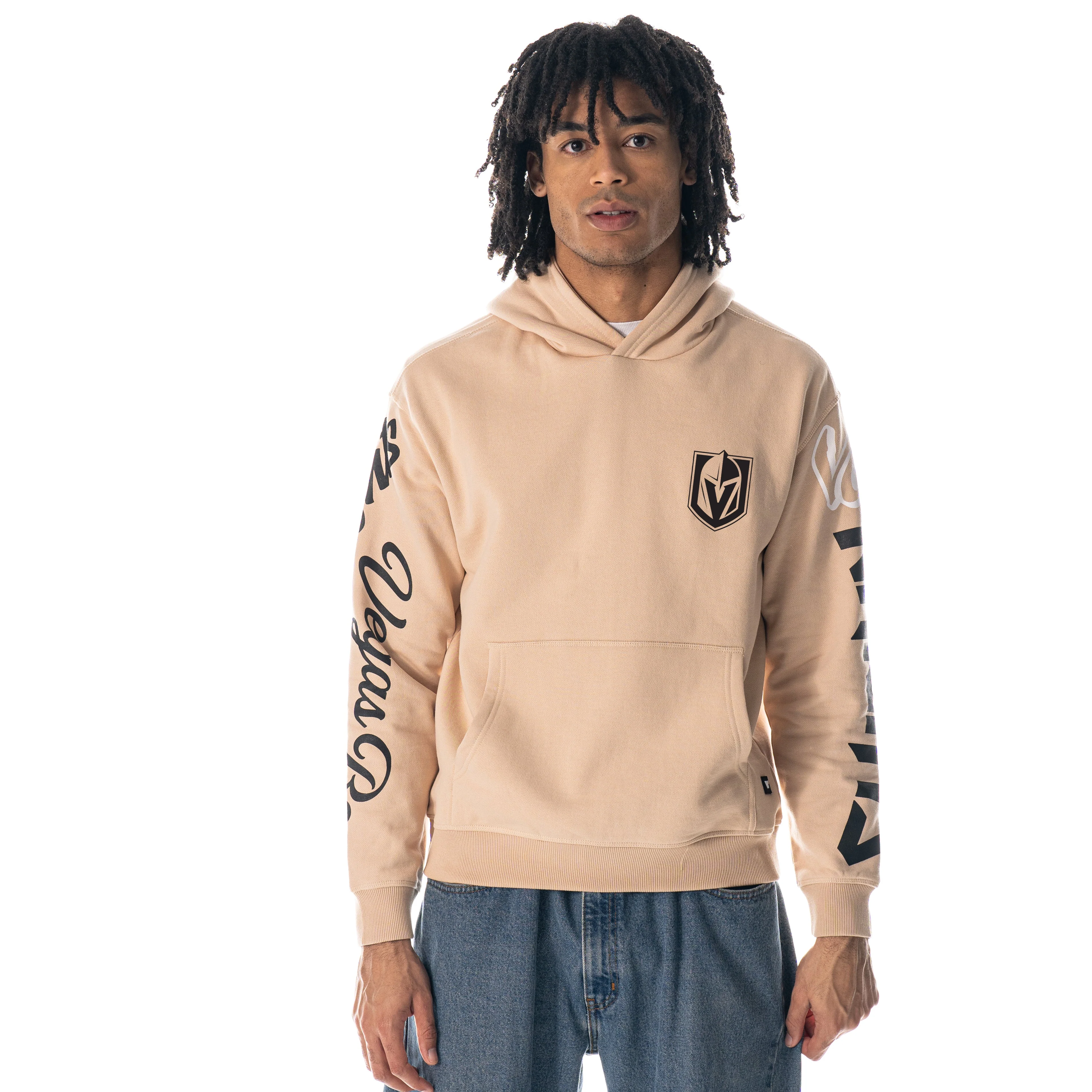 Vegas Golden Knights Cream Unisex Graphic Hoodie - Image 3