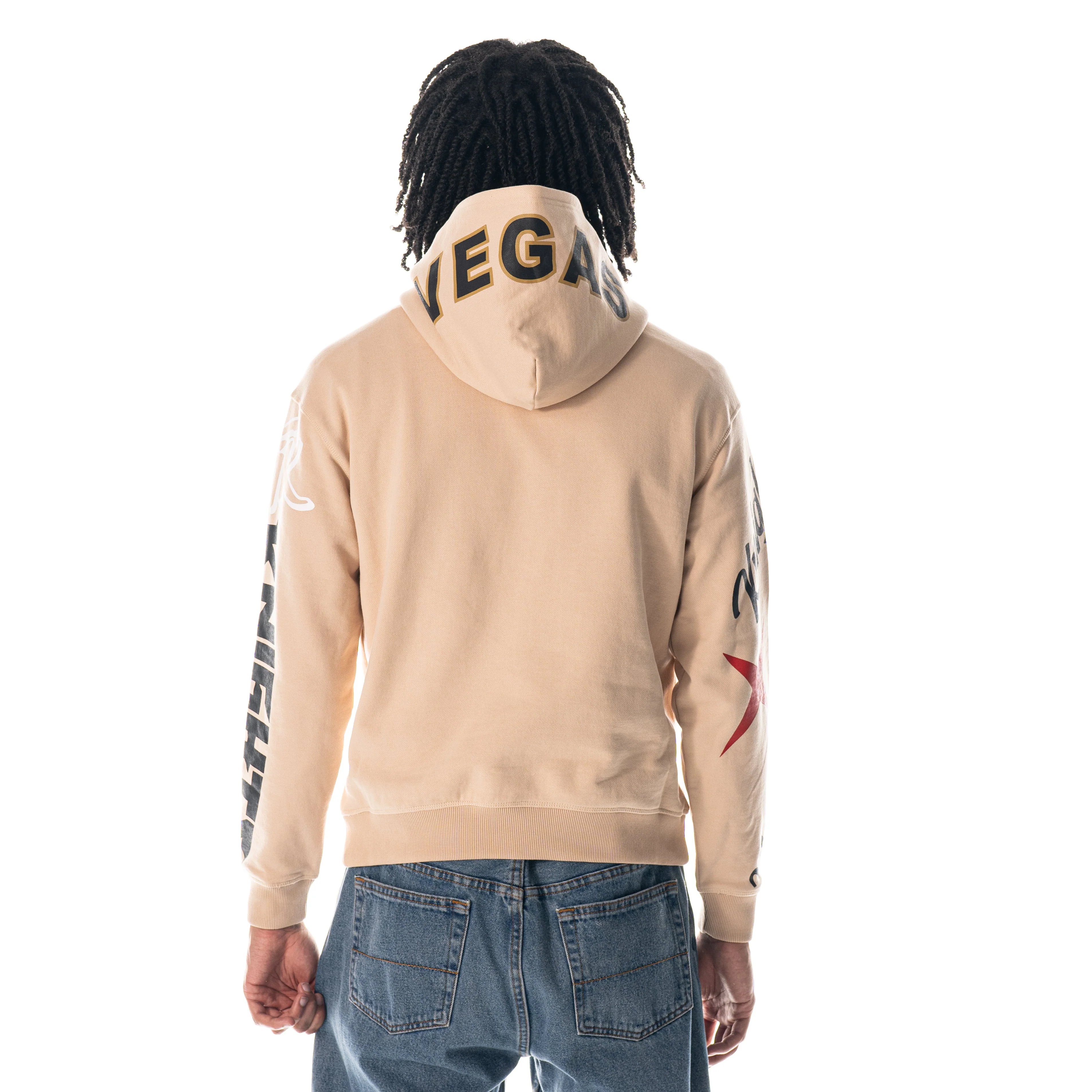 Vegas Golden Knights Cream Unisex Graphic Hoodie - Image 5