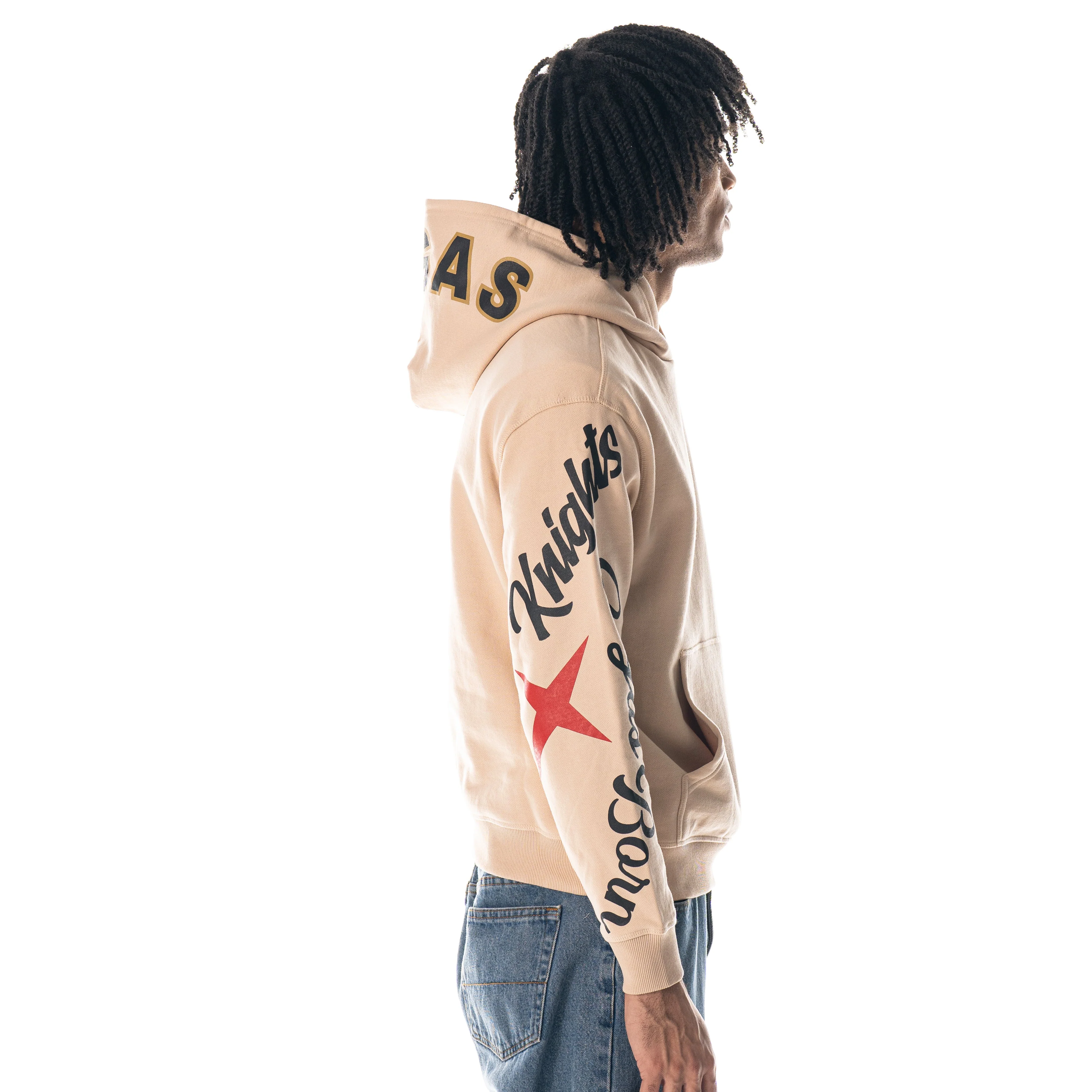 Vegas Golden Knights Cream Unisex Graphic Hoodie - Image 6