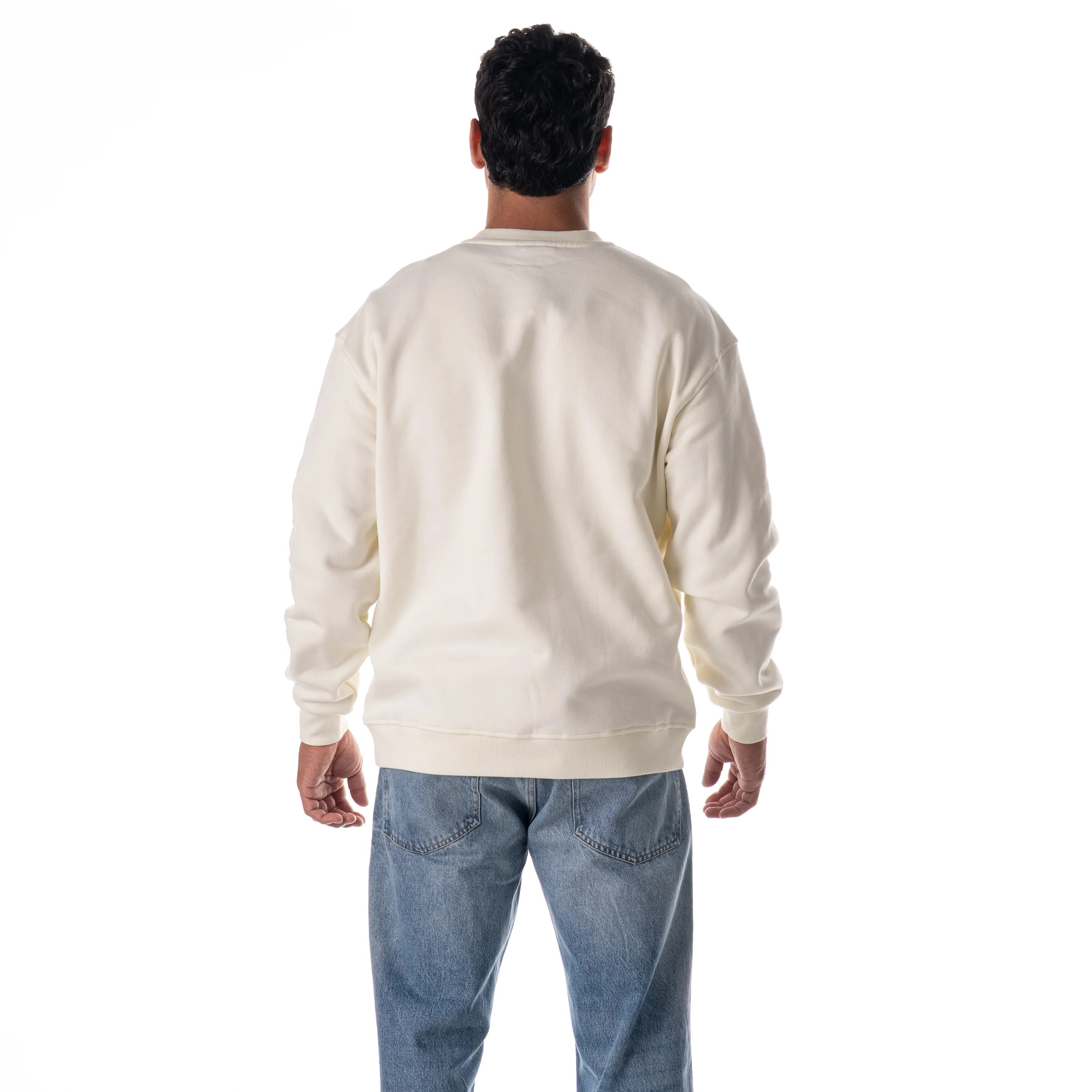 San Francisco 49ers Unisex Graphic Crew Fleece - Vintage White - Image 3