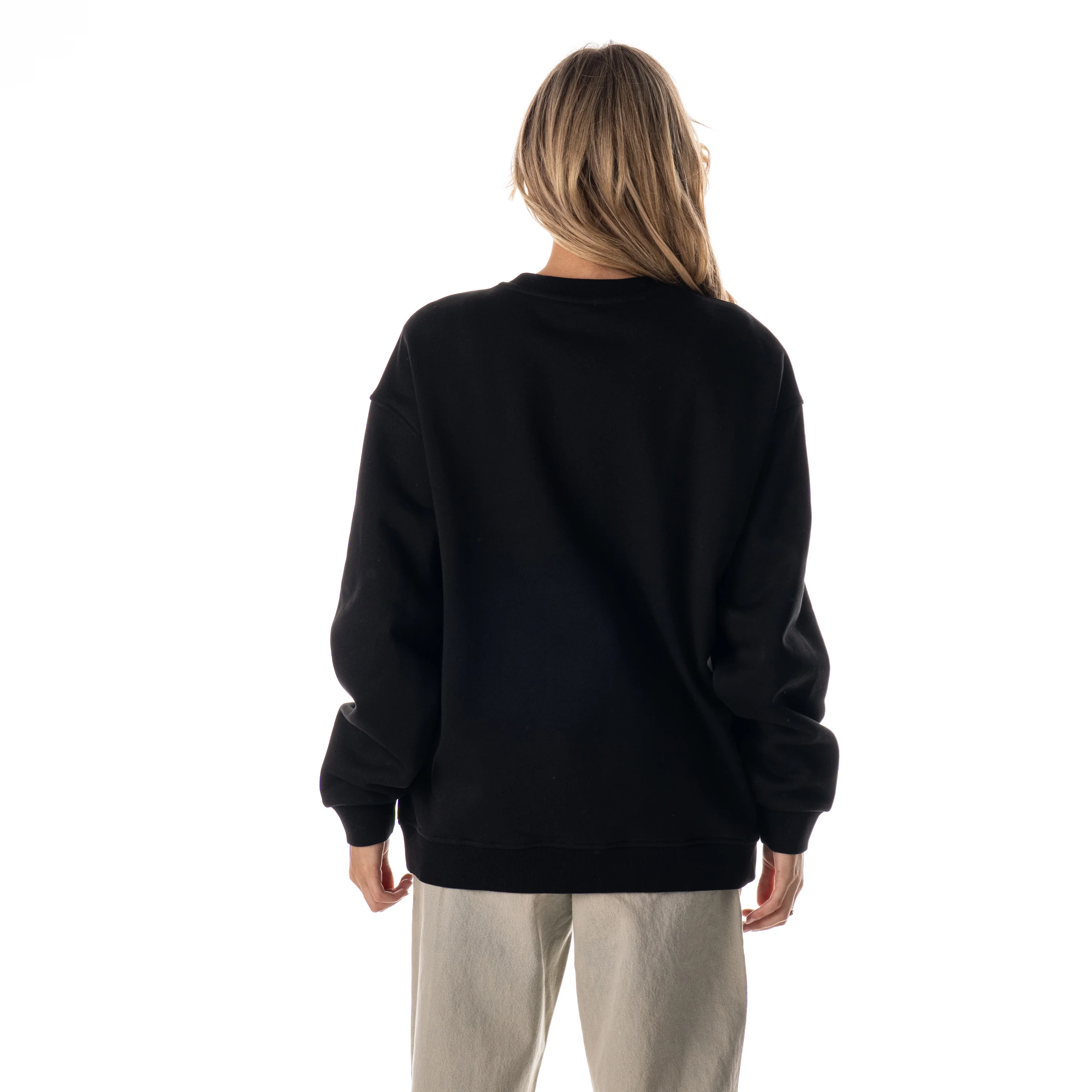 Sacramento Kings Unisex Crew Fleece - Black - Image 2