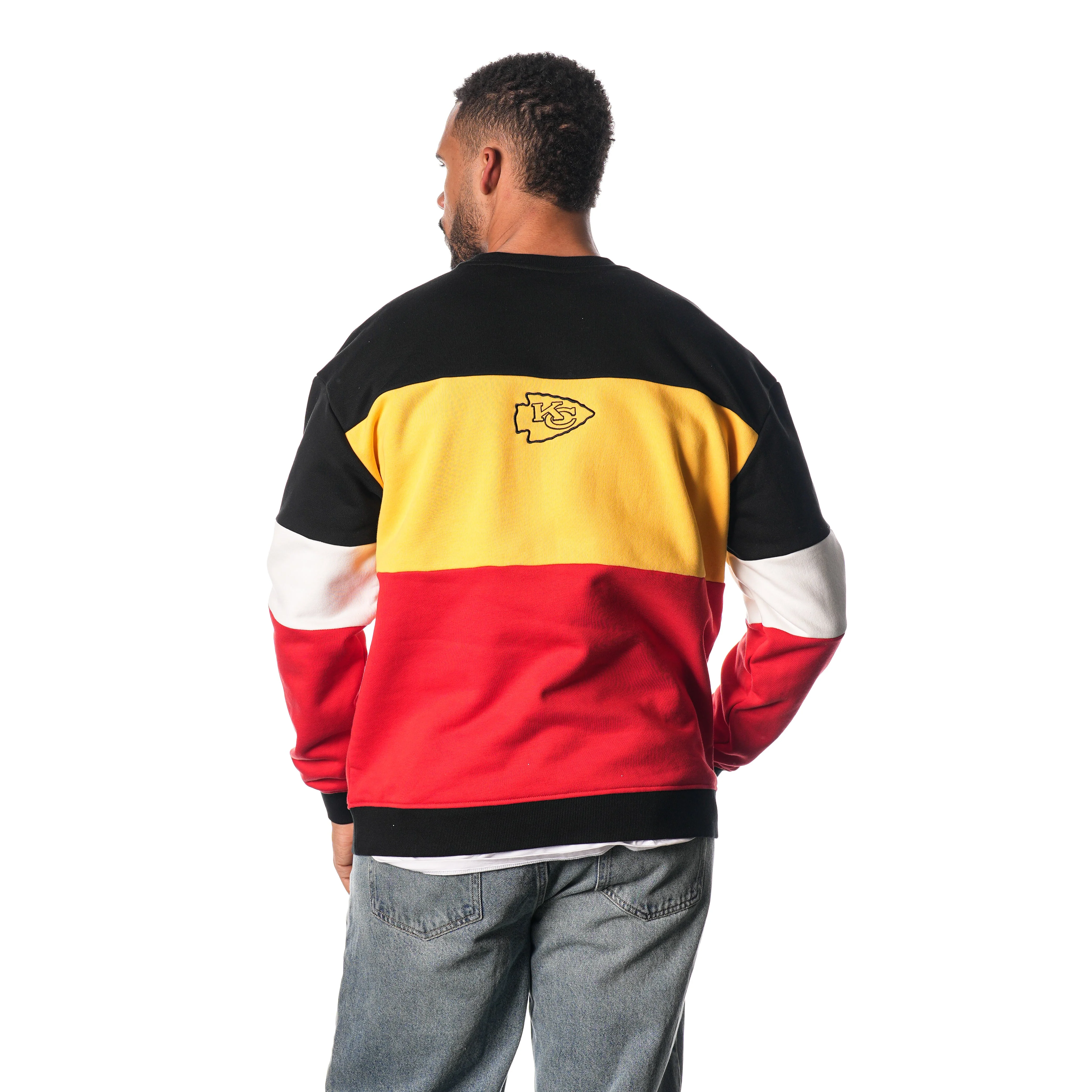 Kansas City Chiefs Color Block Crew - Multi - Image 3