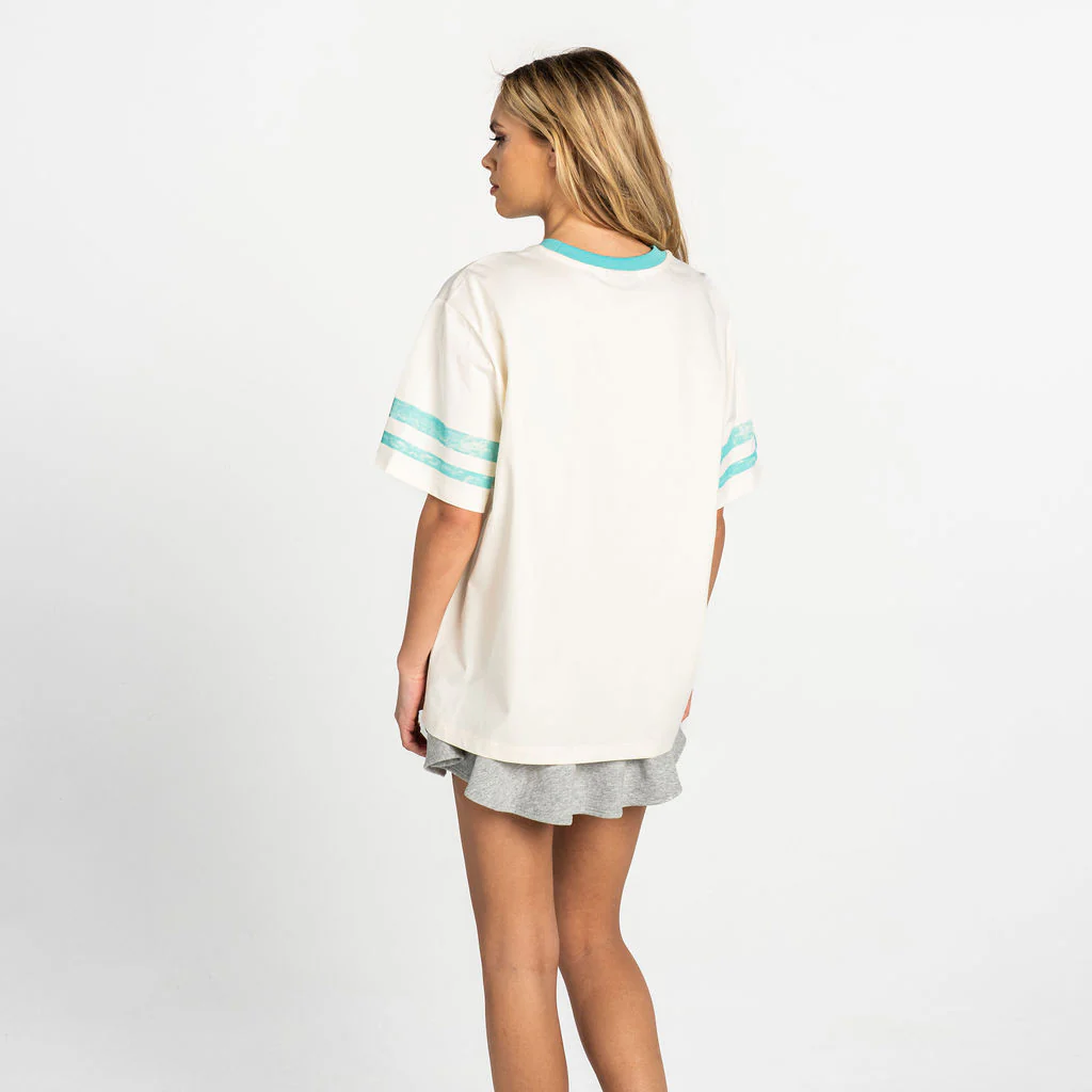 Kansas City Current Women's Drop Shoulder Tee - Cream - Image 3