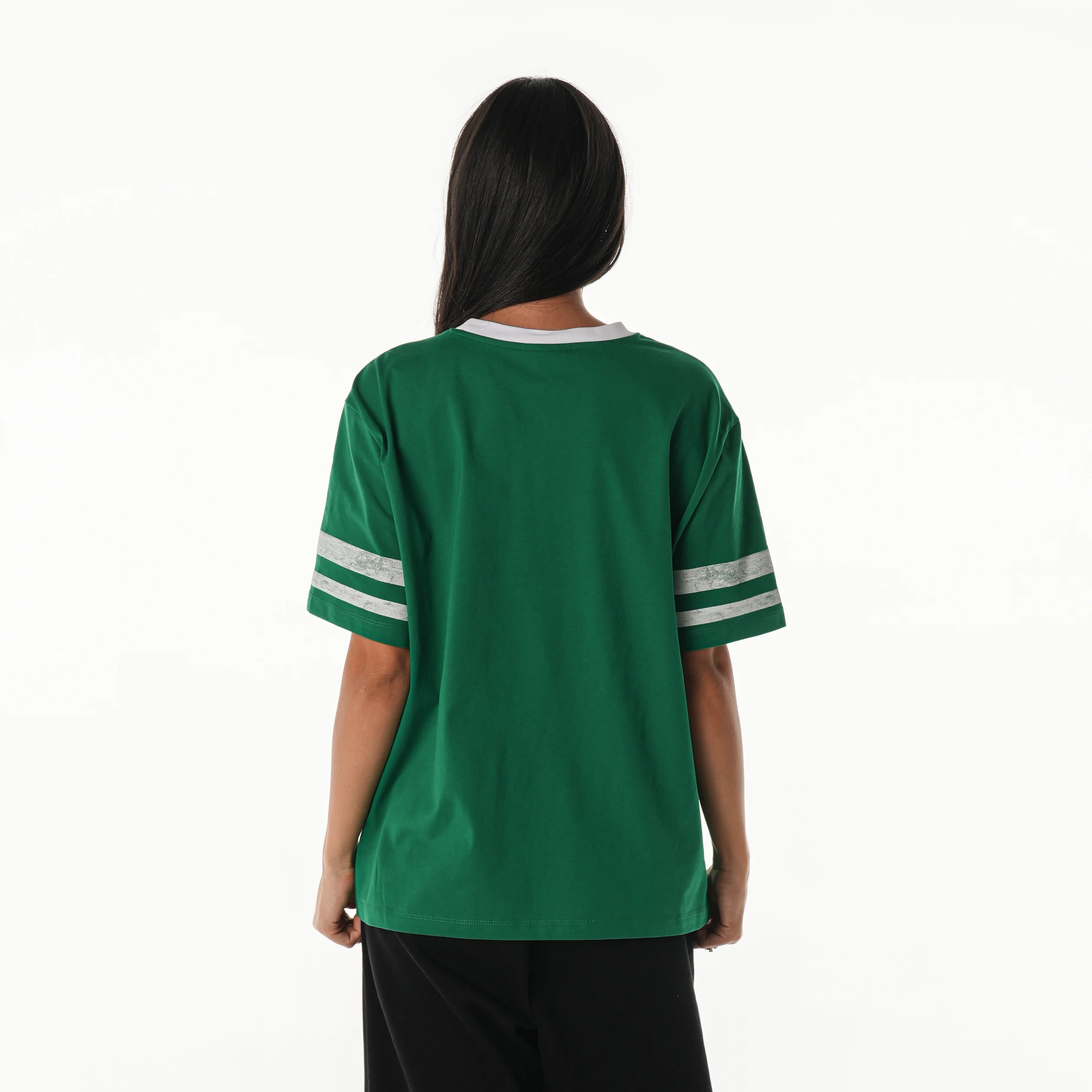 Philadelphia Eagles Women's Vintage Drop Shoulder Tee - Kelly Green - Image 3