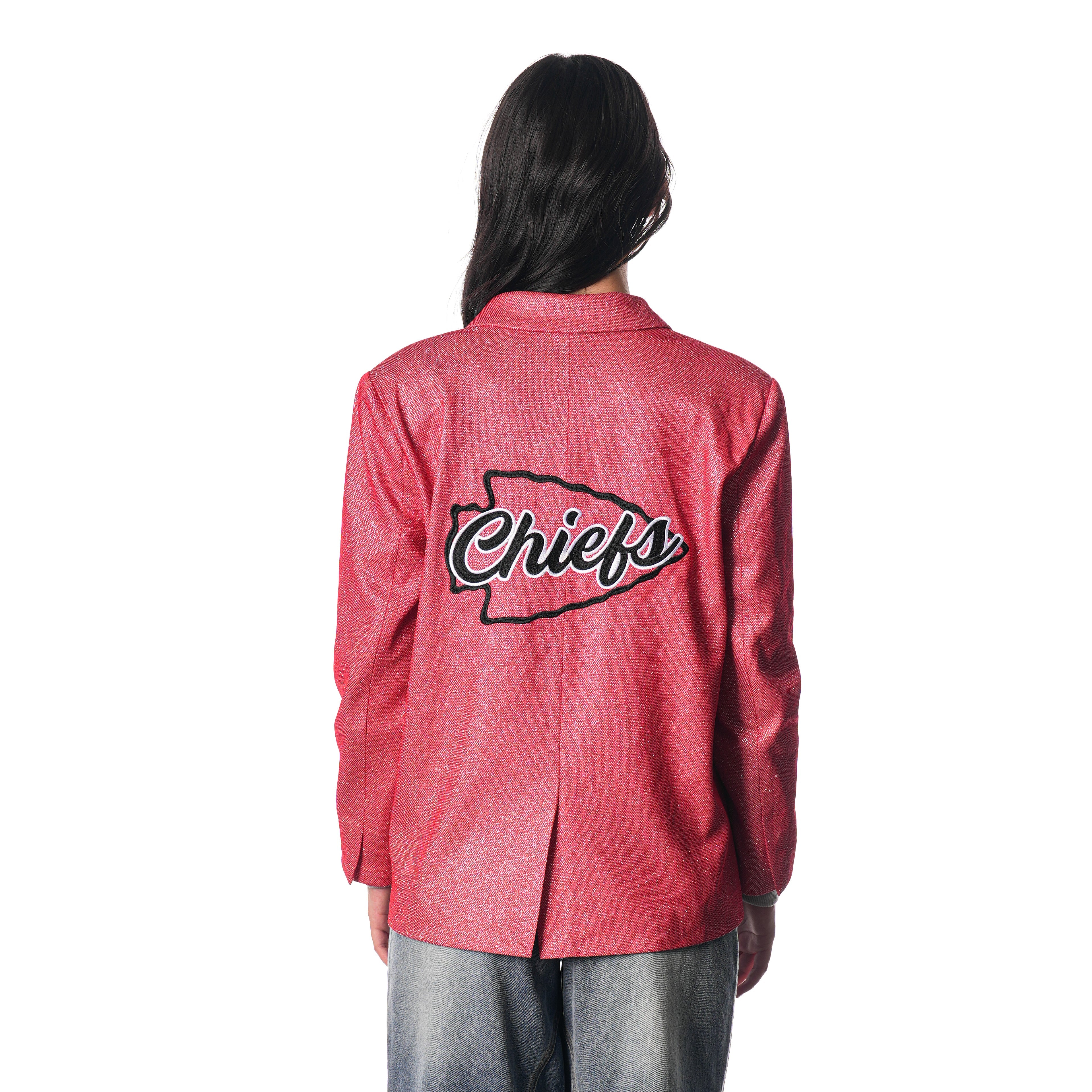 Kansas City Chiefs Hooded Blazer - Red - Image 3