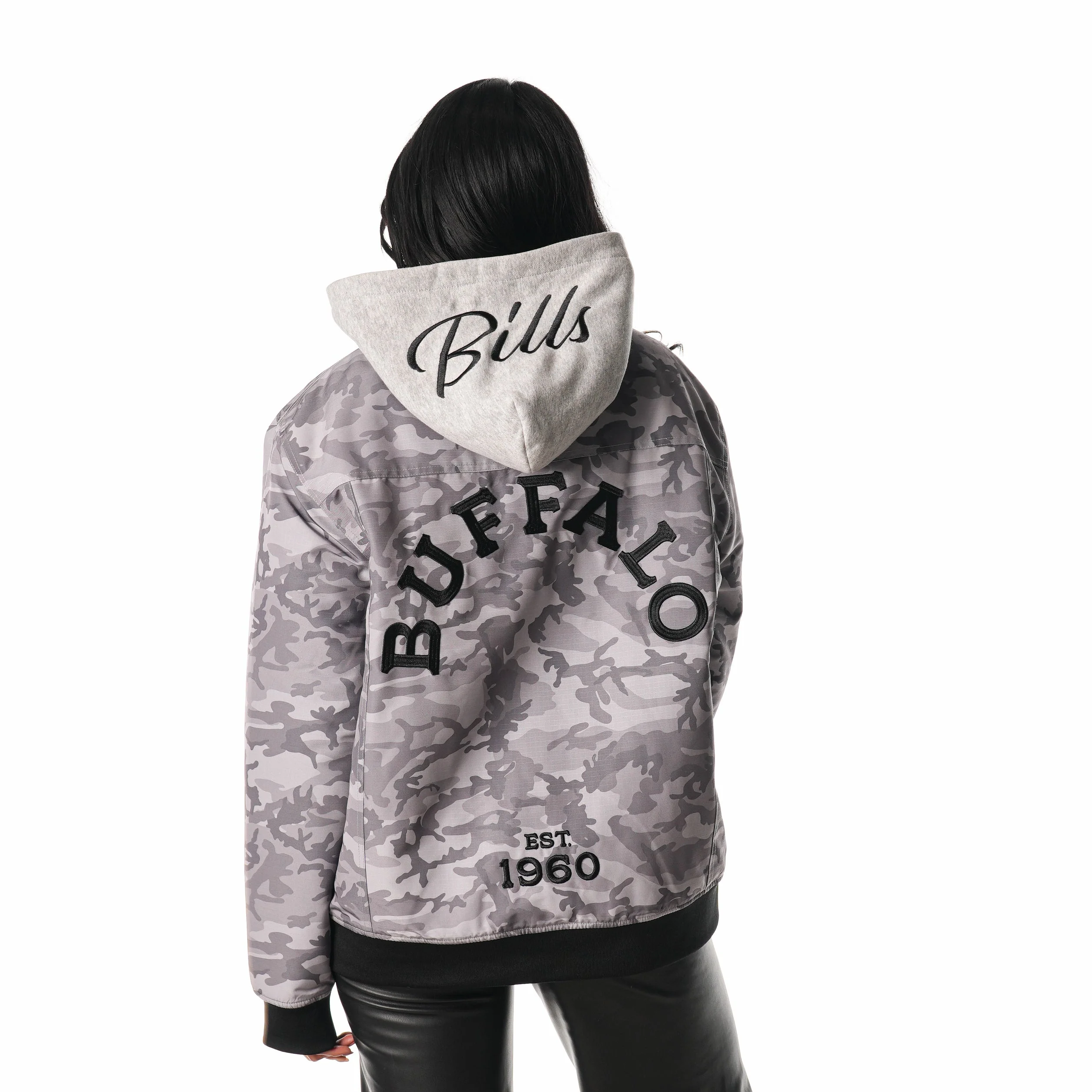 Buffalo Bills Ripstop Hooded Bomber - Camo - Image 4