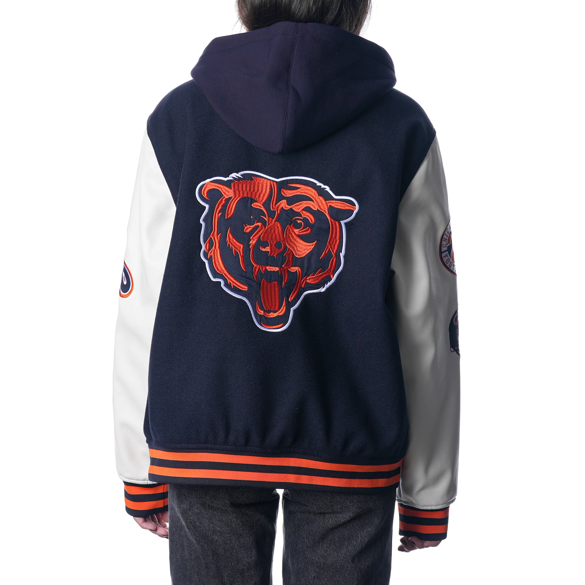 Chicago Bears Women's Varsity Jacket - Navy - Image 3