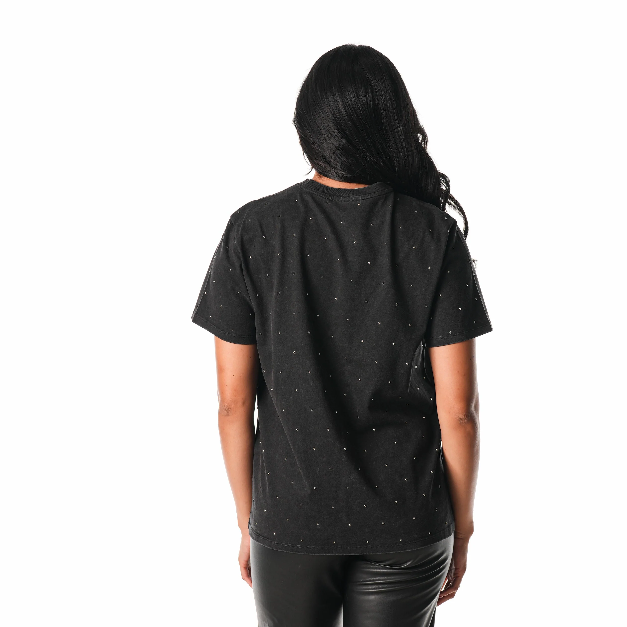 Dallas Cowboys Jeweled Concert Tee - Black - Image 4