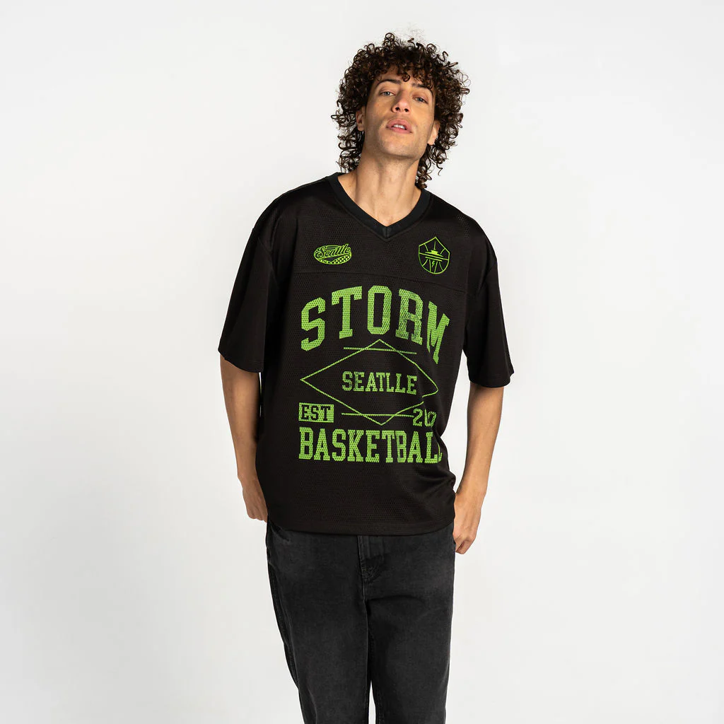 Seattle Storm Mesh Jersey - Black - Image 2