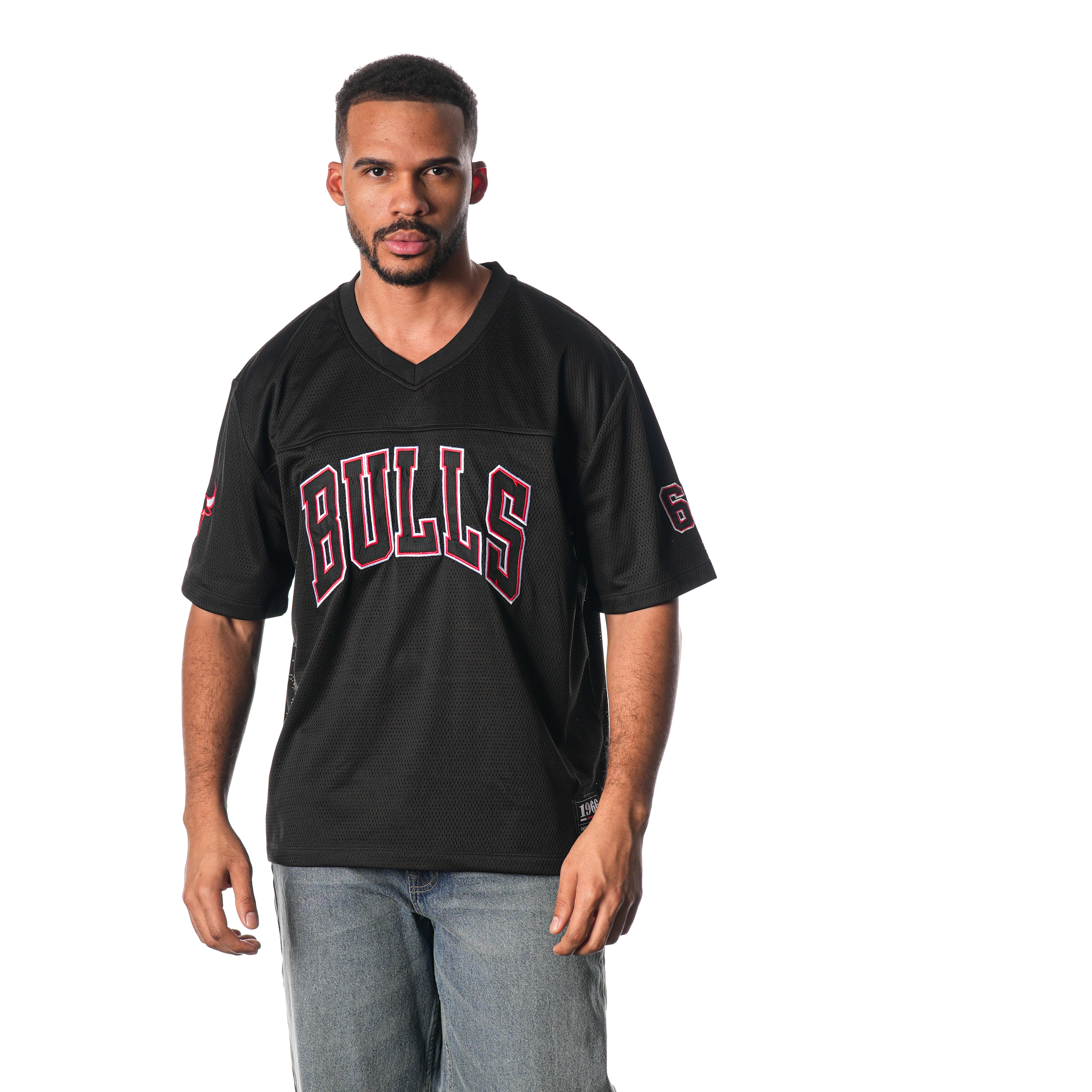 Chicago Bulls Football Jersey - Black - Image 4