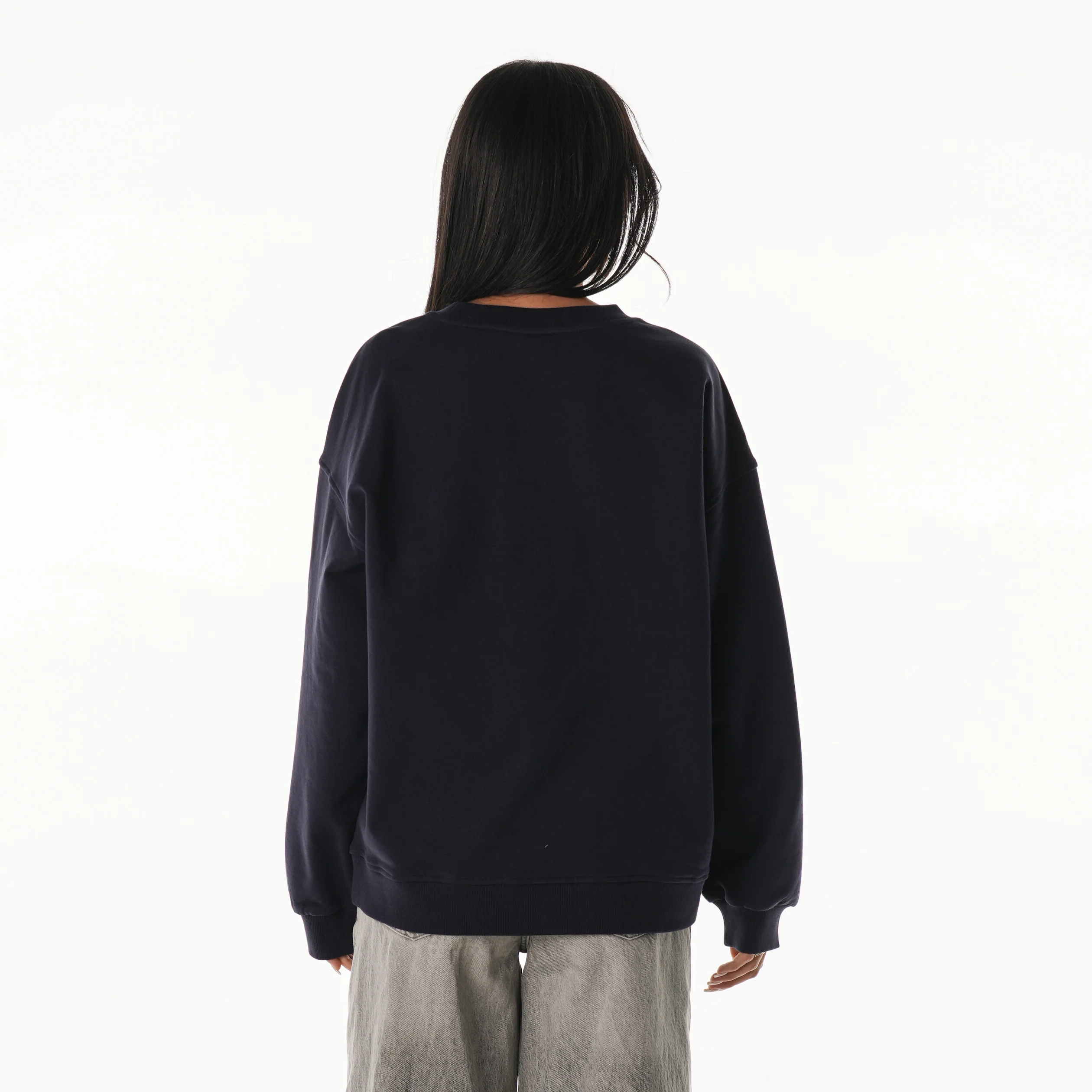 Dallas Cowboys Women's Oversized Crew Rock Crystal - Navy - Image 2