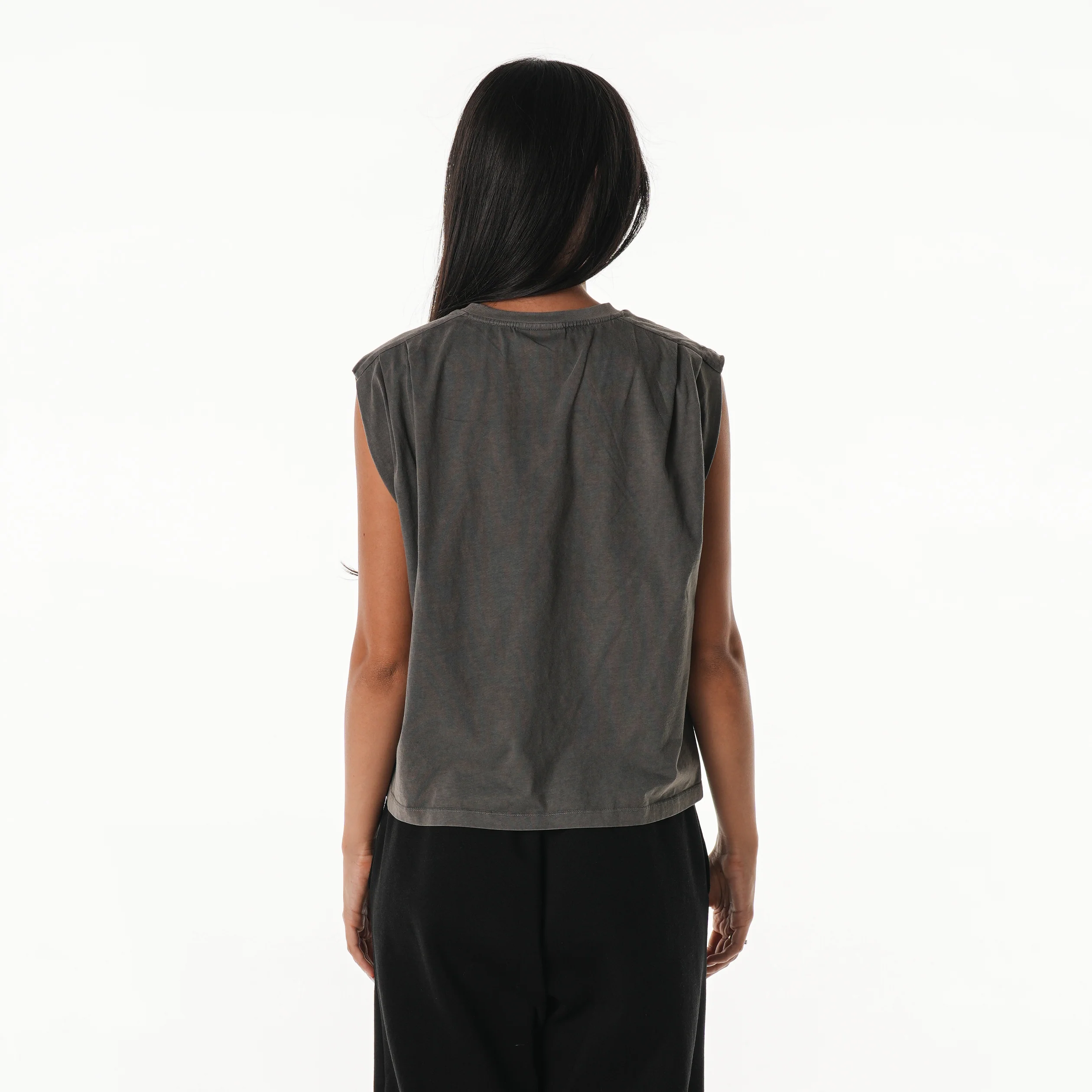 Dallas Cowboys Women's Muscle Tank - Charcoal - Image 2